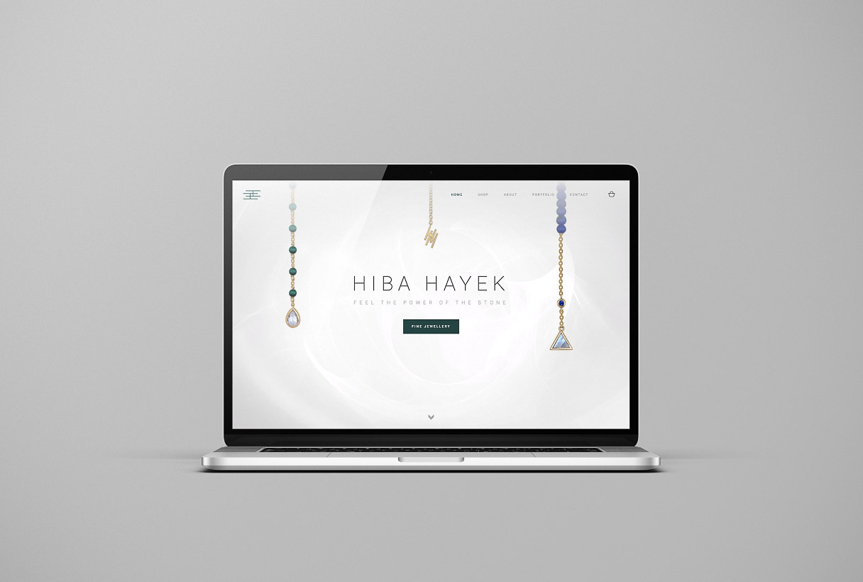Hiba Hayek e-commerce website, branding and social media by Reform Digital